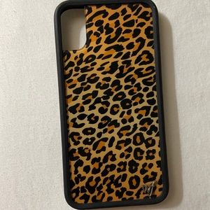 Wildflower Cheetah Print iPhone X/XS Case